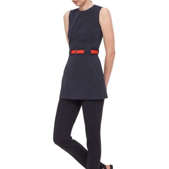 Akris Punto Tops - Akris Punto Sleeveless Belted Jersey Tunic